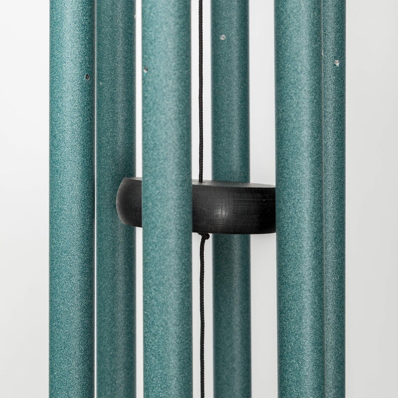 Corinthian Bells by Wind River - 27 inch Patina Green Wind Chime for Patio, Backyard, Garden, and Outdoor Decor (Aluminum Chime) Made in The USA - Image 3